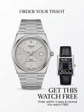 Tissot PRX Semi-Automatic – Silver with Ice Grey Dial + Free Cartier Watch