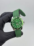 Rlx Submariner Silicon Strap – Green Dial