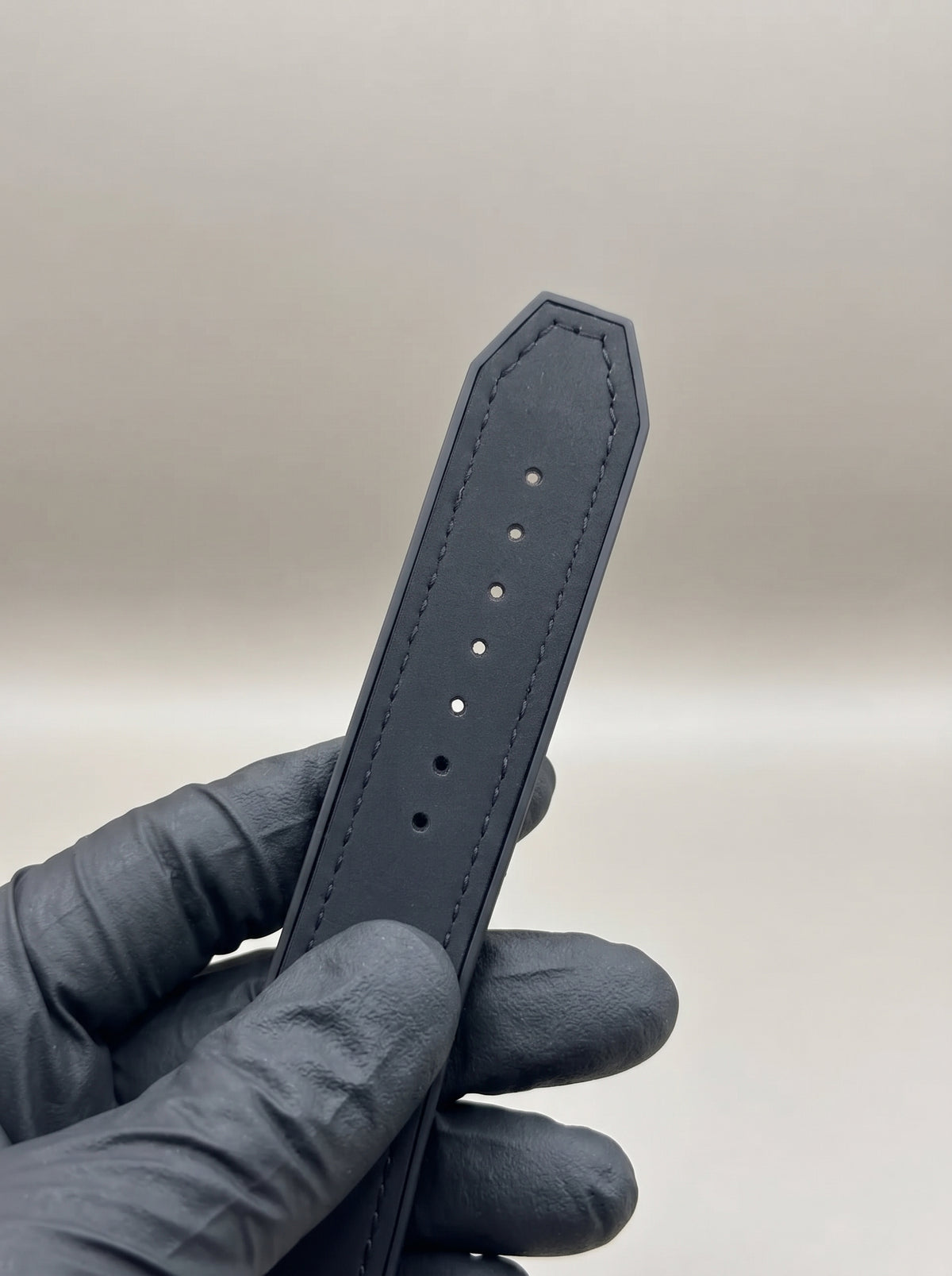 HB Strap Watch – Black with Black Dial