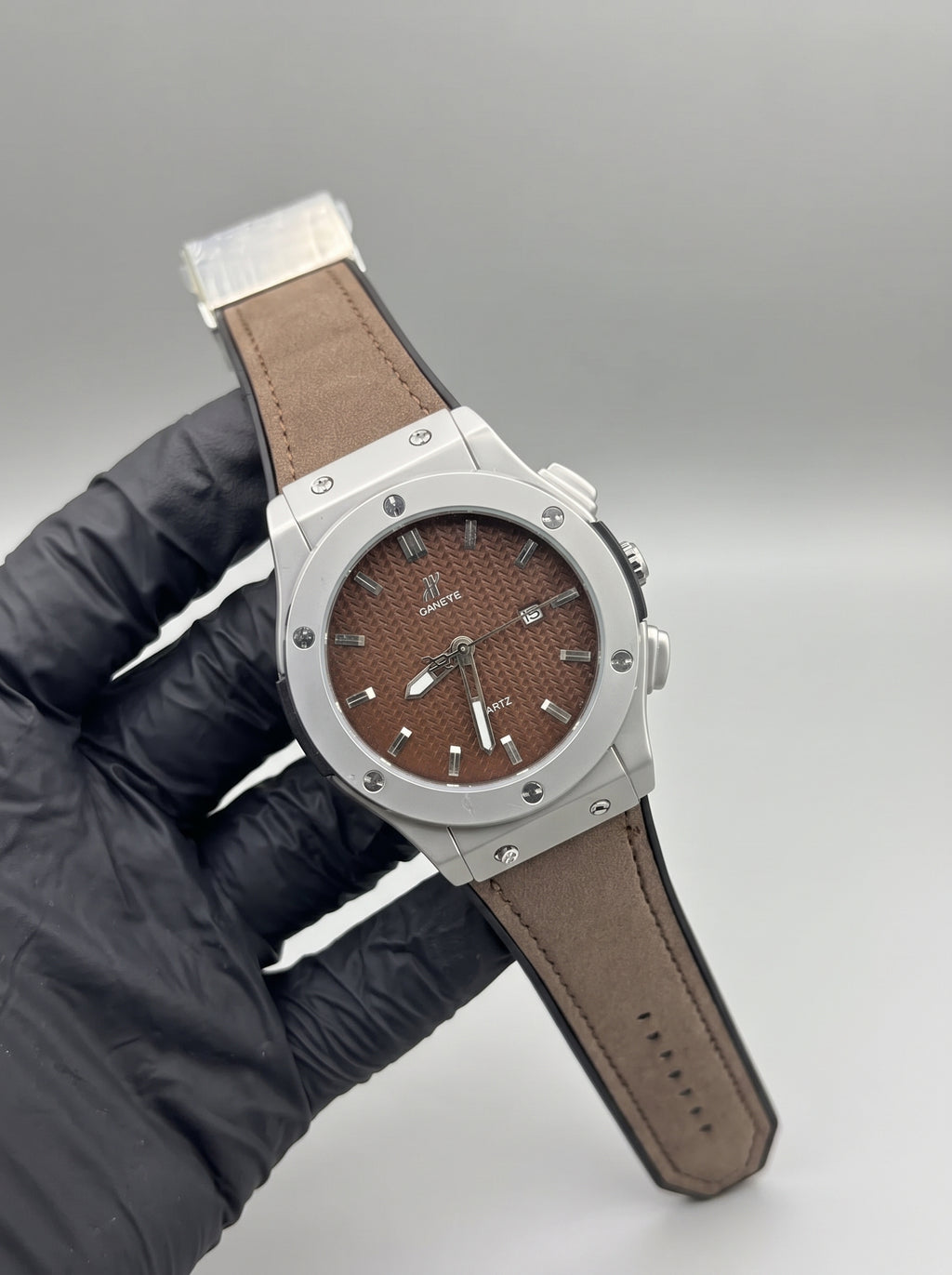 HB Strap Watch – Brown with Brown Dial
