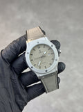 HB Strap Watch – Grey with Grey Dial