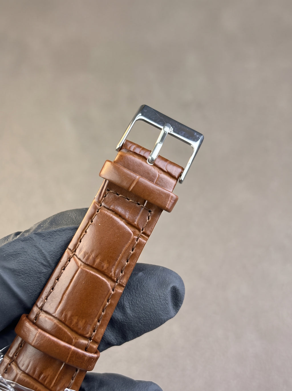 Cartier Tank – Brown with White Dial