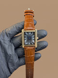 Cartier Tank – Brown with Black Dial