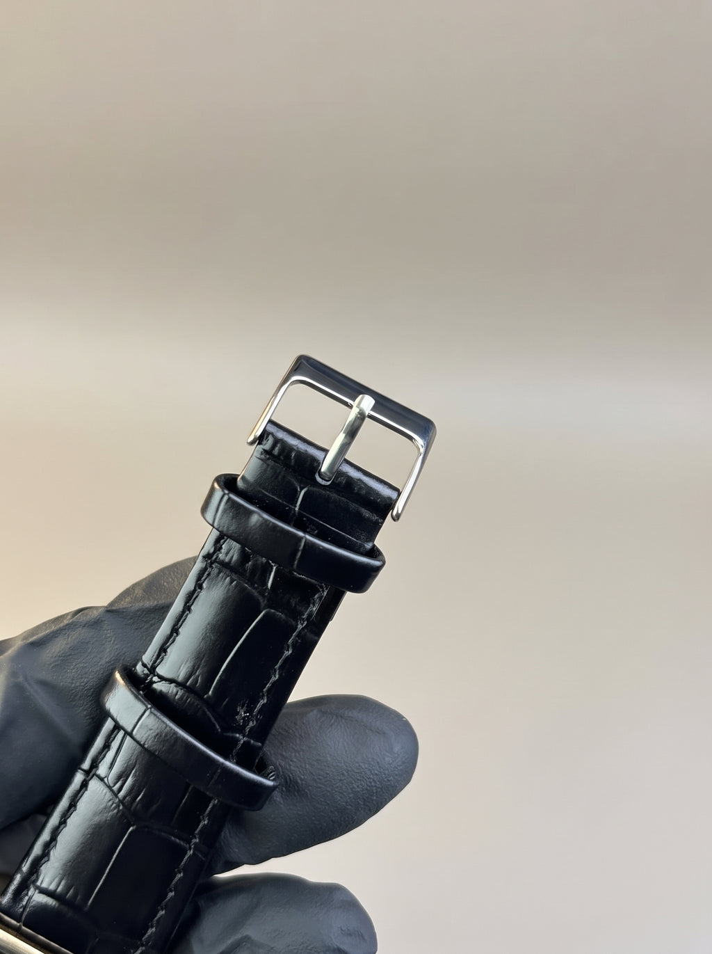 Cartier Tank – Black with White Dial